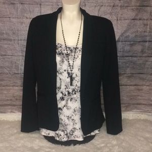 Cato Black & White Snakeskin Print Cami Tank Top